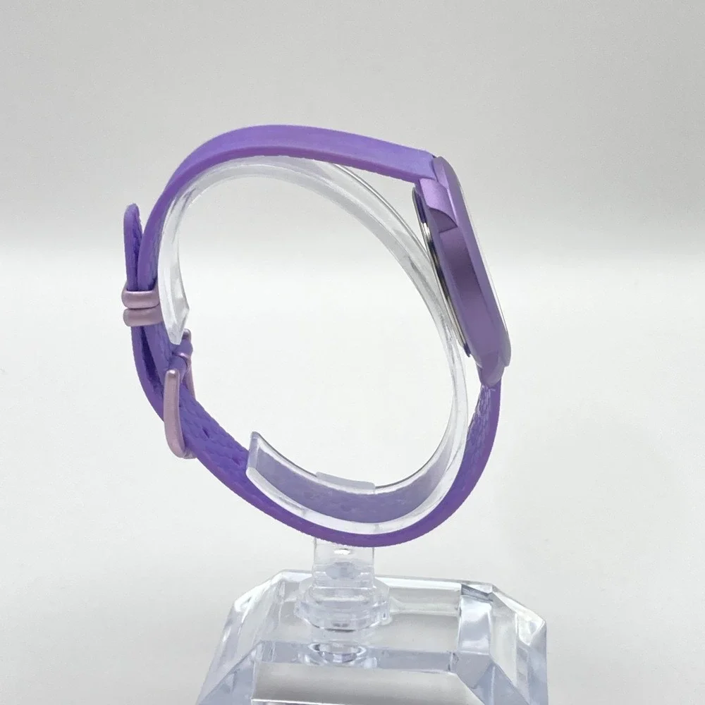 United Colors of Benetton by Bulova Women's Watch Purple 34mm New Battery 8.25